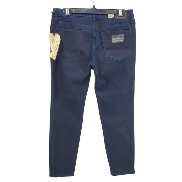 Henry & Belle Womens 32=14 Mid Rise Super Skinny Ankle‎ Jeans Onyx Dark Wash New - Picture 2 of 9